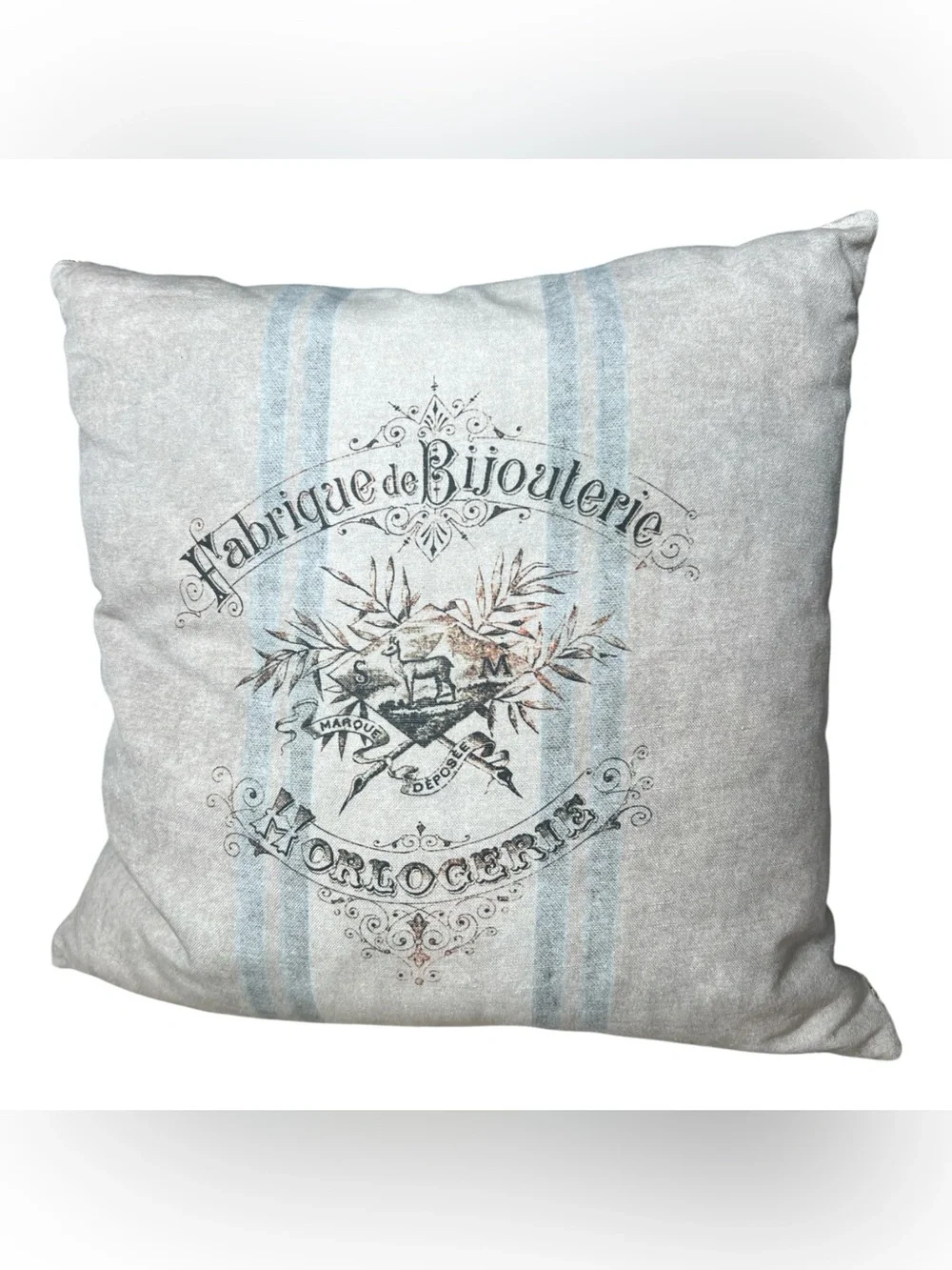 Rustic French Farmhouse Pillow by Artanlei